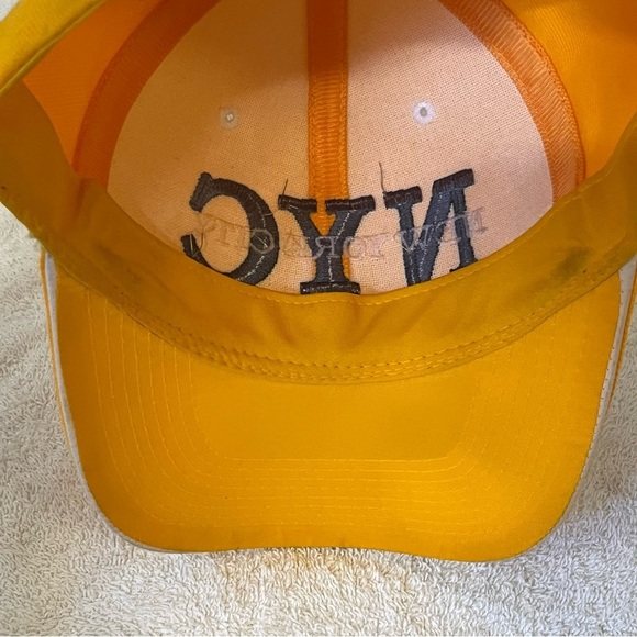 Yellow Adjustable "NYC" Cotton Baseball Cap - Picture 3 of 14